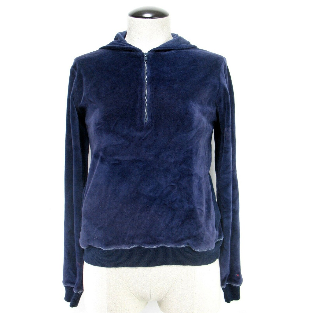 Tommy Hilfiger Purple Hoodie Sleepwear Velvet Sz M